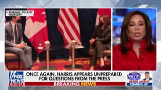 Judge Jeanine: Kamala Harris is an 'embarrassment' on world stage