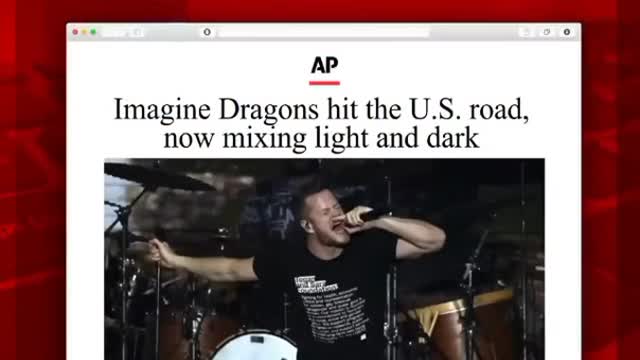 Imagine Dragons started the American part of their world tour with words of support to Ukraine