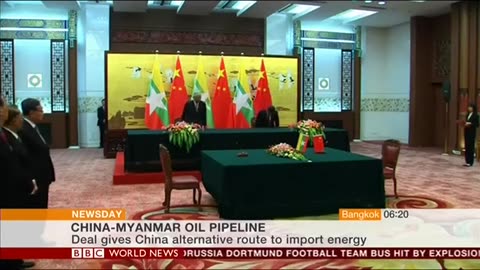 BBC World News – The China-Myanmar oil pipeline and the Belt and Road Initiative