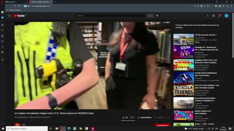 Magna Carta used against Police in public space(removed from youtube)