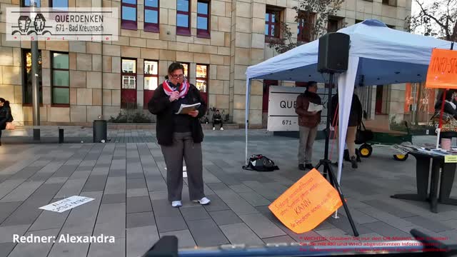 Alexandra 27.02.2021 Rede in Bad Kreuznach