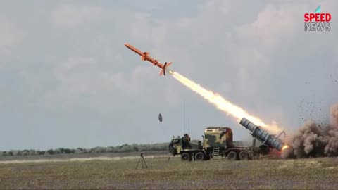 Ukrainians filmed a video of the Kalibr missile in flight