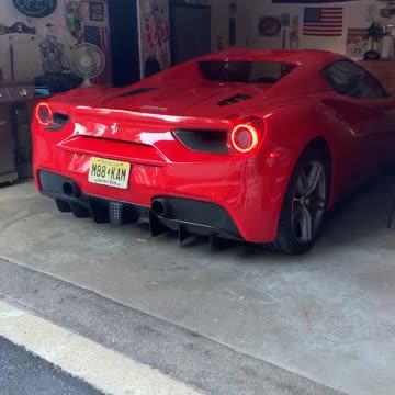 Ferrari 488 Spider Cold Start!