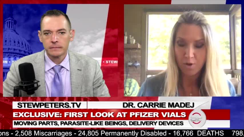 SHOCKING Dr. Carrie Madej Releases FIRST LOOK at Pfizer Vial Contents