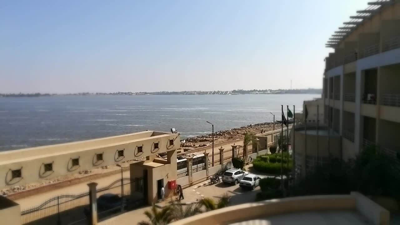 Stunning Hotel View Face Qarun Lake Egypt In Shaksouk Town