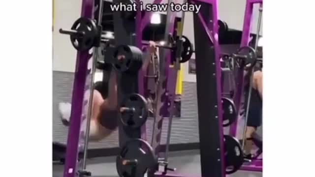 At least she looks happy