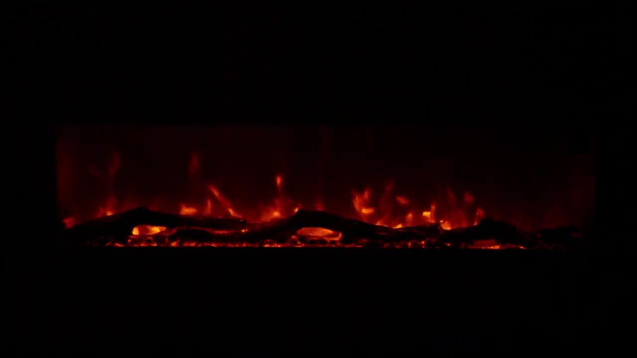 Romantic Fireplace, Crackling Sound, video for Relaxing, Meditation & Sleep