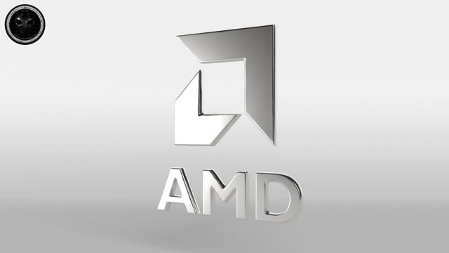 AMD Logo v1 008 3D Model Showcase