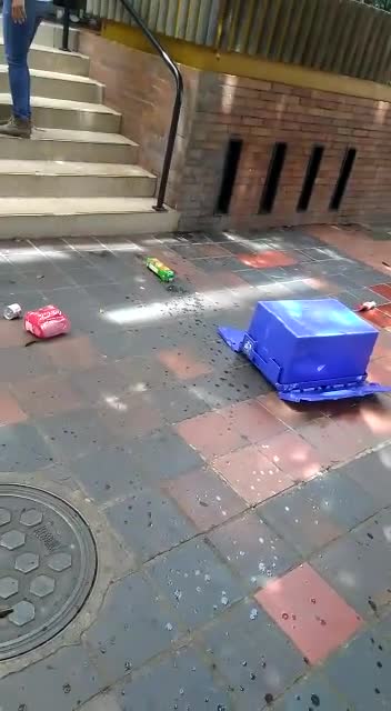 Intolerancia: La entrega equivocada de un mercado generó una gresca en Bucaramanga