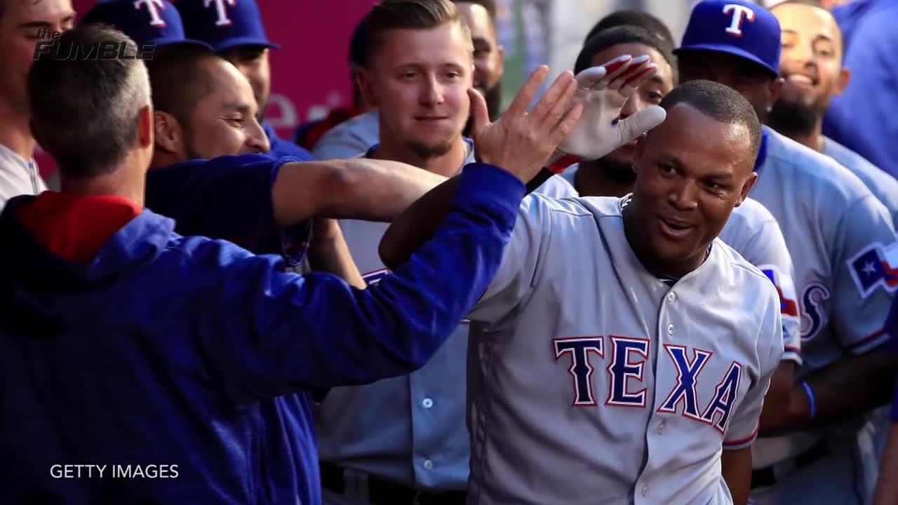 Adrian Beltre Laughs Off Wild Pitch