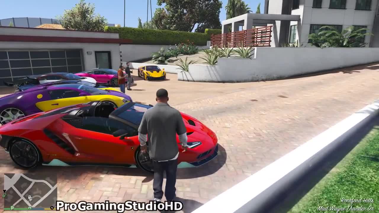 GTA 5 Stealing Super Cars with Franklin #7 (GTA 5 Expensive Cars)