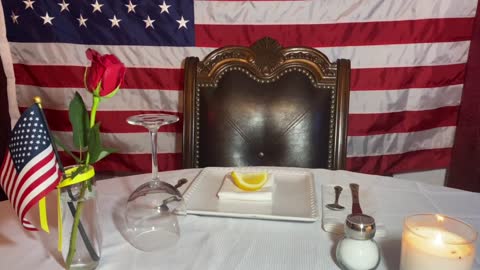 Memorial Day Fallen Soldier Table