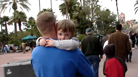 Dad Carries Boy Who Won't Stop Saying "I Love You"