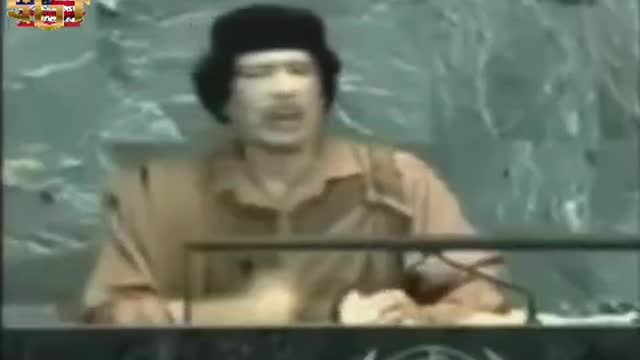 Muammar Gaddafi Calls Out Virus Creation for Vaccine Profit at UN in 2009