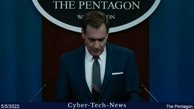 Pentagon Press Secretary John F. Kirby briefs members of the media