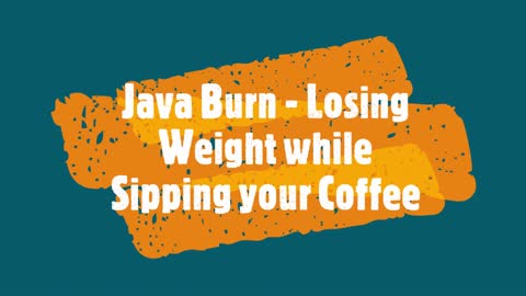 Java Burn - Perfect Weight Loss Formula