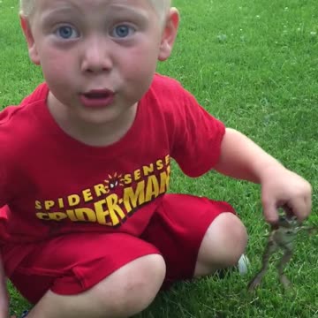 Little Boy Thinks He Turned His Grandmother Into A Frog