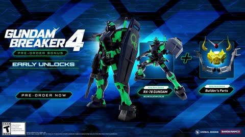 GUNDAM BREAKER 4 - Official Gameplay And Open Network Test Reveal Trailer