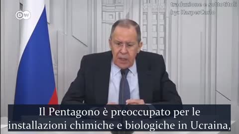 Lavrov sui laboratori di armi chimiche e biologiche fatti costruire per conto del Pentagono