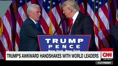 Trumps awkward handshakes with the world leaders