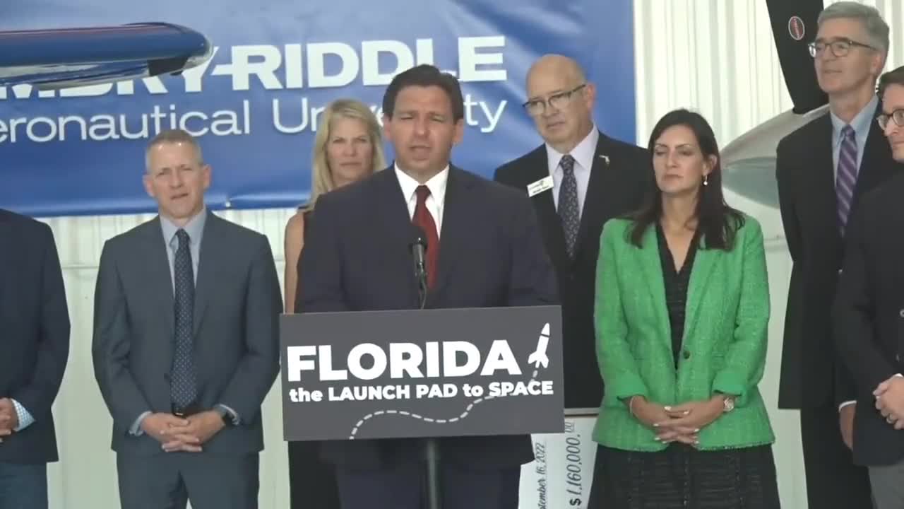 Gov. Ron DeSantis calls out Biden for only scrambling to address border crisis once it impacted a “very wealthy, rich sanctuary enclave.”