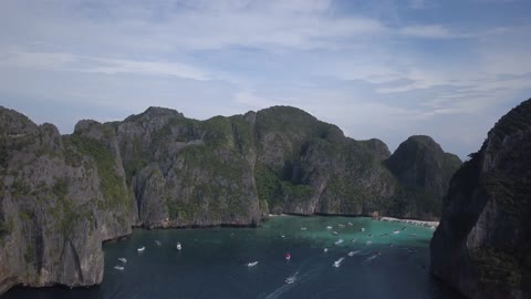 Beach in Mountains