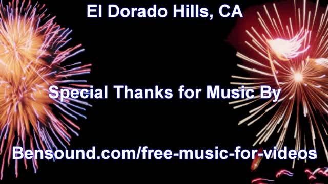 Fireworks 4th of July El Dorado Hills California - Mendenhall Outdoors