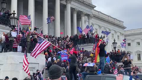 Trump Supporters take over Capitol Building and declare "MAGA Country"