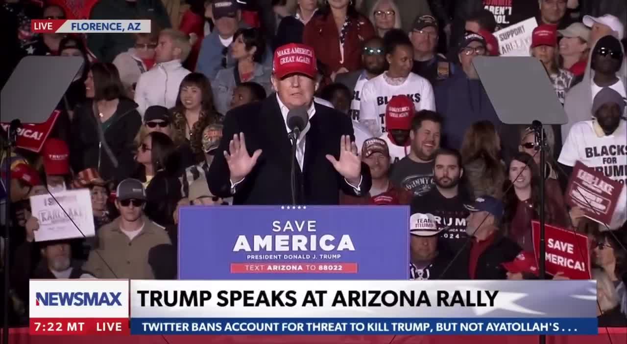 One of the first things Trump said tonight is “get out and vote”.