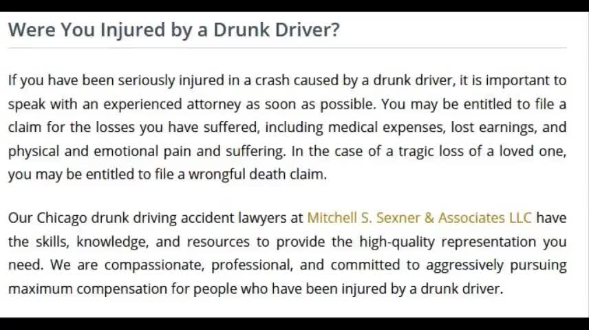 Chicago DUI Car Accident Attorneys