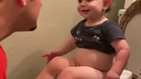 I didn't poop, I peed... 😂😂😂