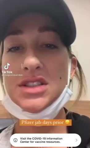 Vaccine side effect - burst blood vessels