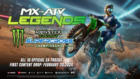 MX vs ATV Legends - Official 2024 Monster Energy Supercross Championship Announcement Trailer