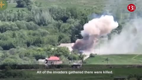 Russians couldn't take a bath - Ukrainian army targets up to 40 Russians on their way to batthouse