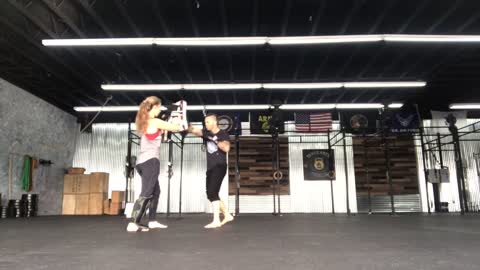 Muay Thai hitting pads 11/28/20