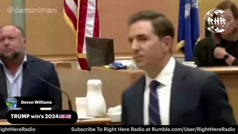Alex Jones Speaks His Mind During Democrat-Communist Struggle Session Disguised As A "Fair Trial"