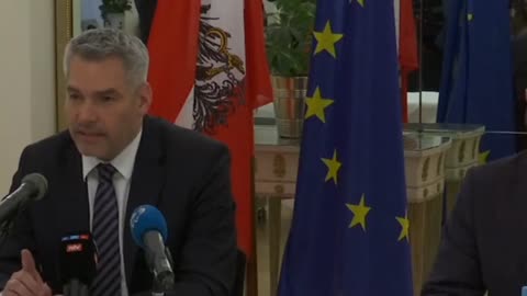 Austrian Chancellor Nehammer delivers statement after meeting with Putin