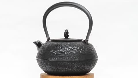 Nanbu tekki tetsubin Japanese cast iron kettle Dragon