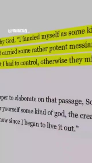 George Soros on record for saying he's a GOD!!!