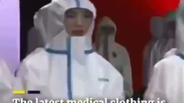 1250. 🛑FASHION WEEK IN CHINA😷The PPE Runway
