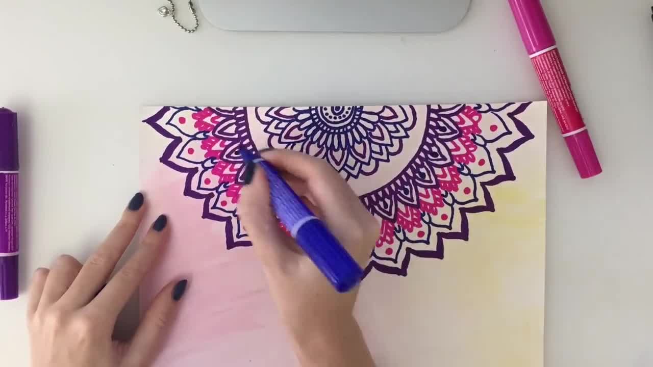 HOW TO DRAW MANDALA ZENART