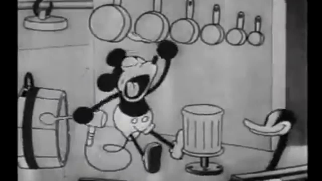 Steamboat Willie - Cartoon - 1928 *First time in public domain 1/1/2024*