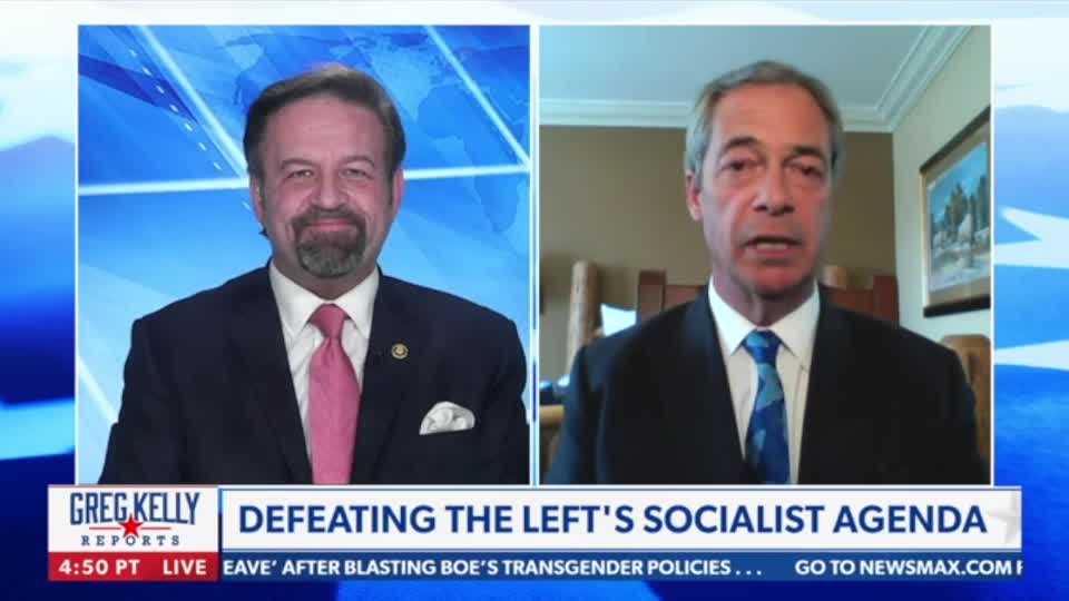 Yes, they're socialists. Nigel Farage joins Sebastian Gorka