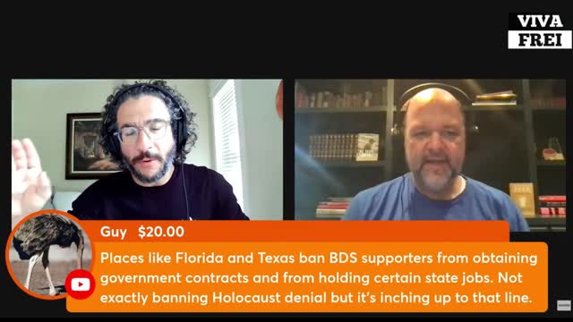 Viva and Barnes Discuss A Viewer's BDS Comment