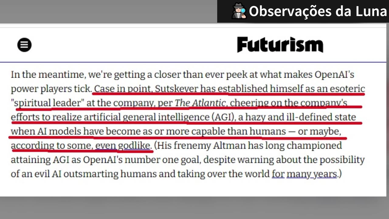 O cientista-chefe da OpenAI tem feito estranhas afirmações espirituais