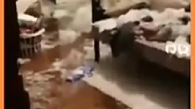 Water pipes breaking and destroying homes in Texas