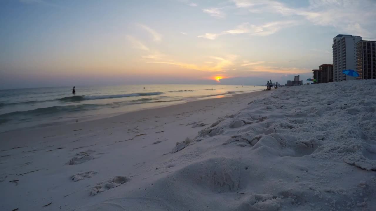 Sunset At The Beach Timelapse