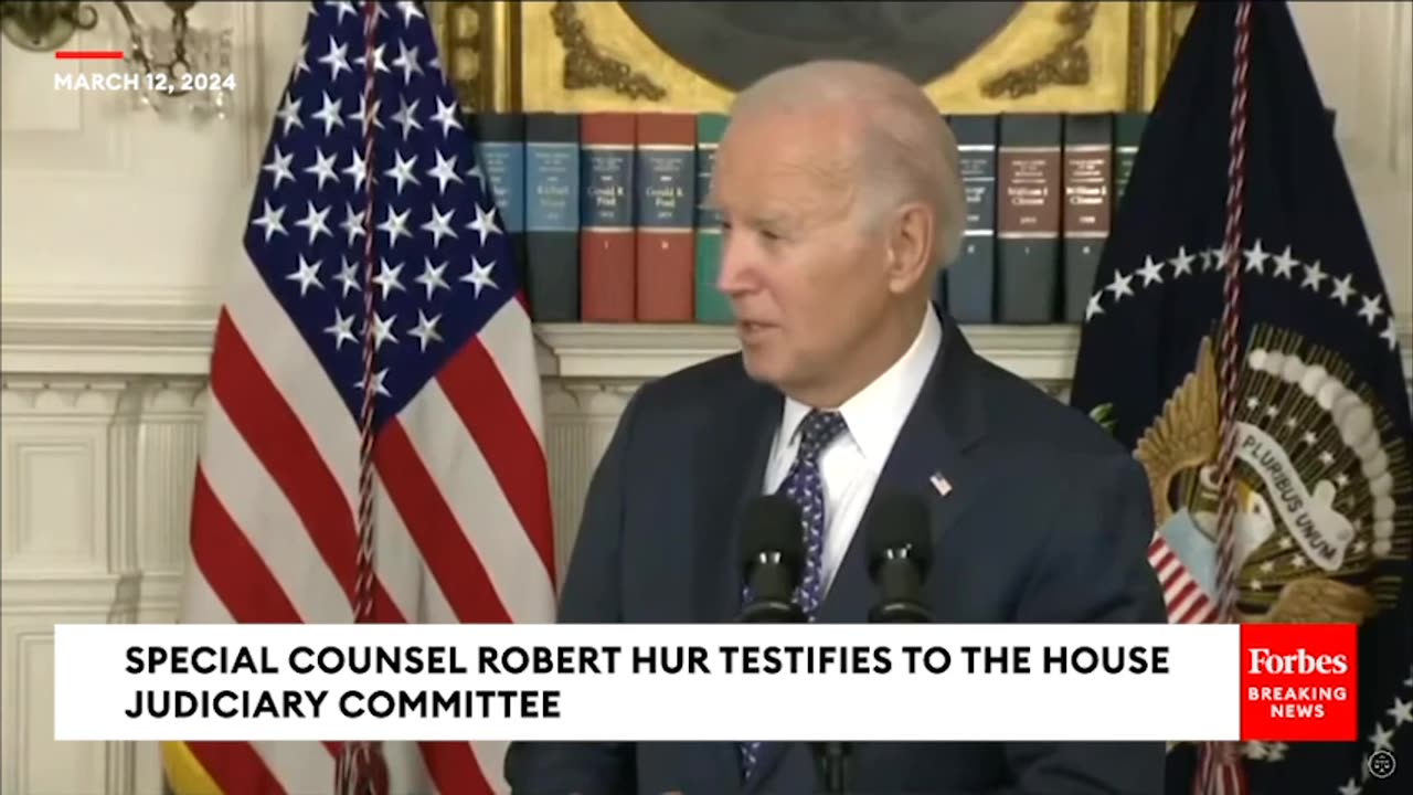 BREAKING NEWS Jim Jordan Plays Video Of Biden For Special Counsel Robert Hur