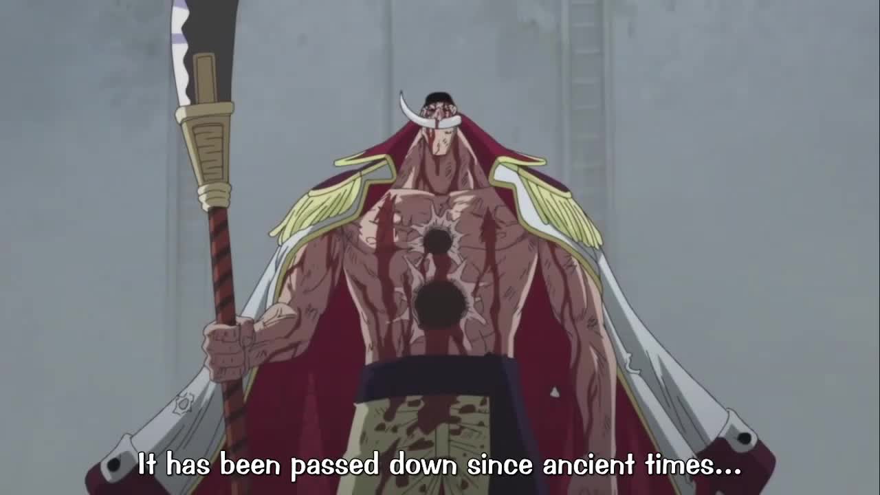 One Piece – Whitebeard last words