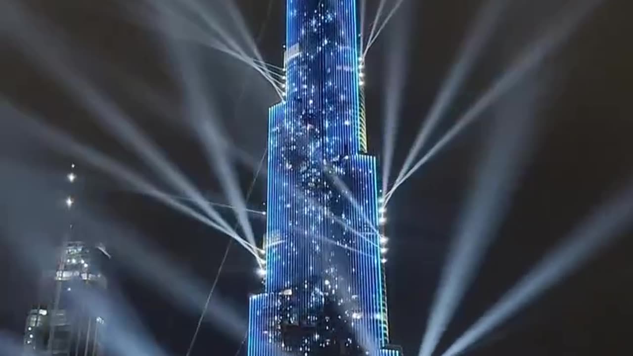 Burj Khalifa lesar show